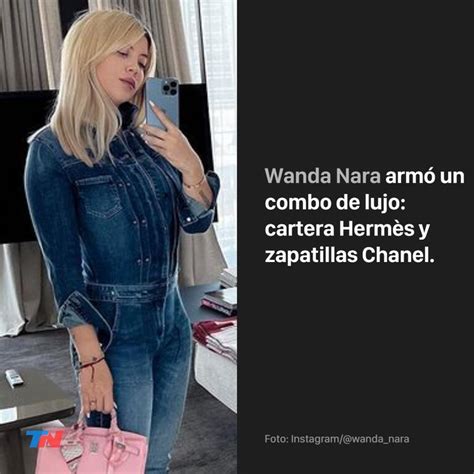 cartera hermes wanda nara|Wanda Nara lució su cartera Hermès de 18 mil euros.